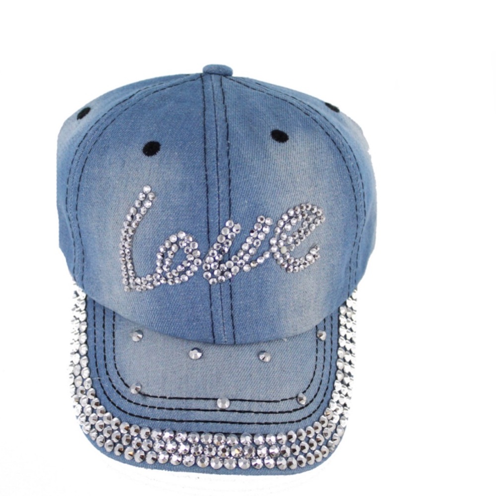 Kendall & James Denim Love Bling Hat (Bundle & Save)